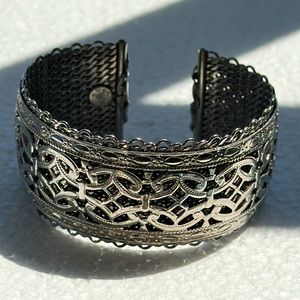 Silver-tone Cuffs bracelet